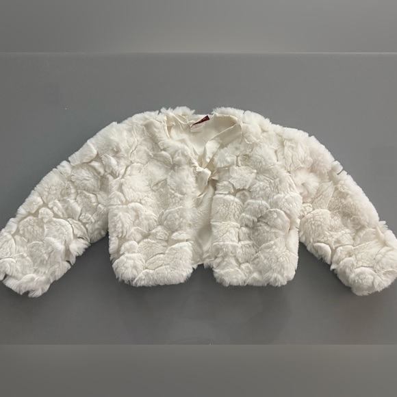 Just Kids Girls Fur Coat - Picture 3 of 6